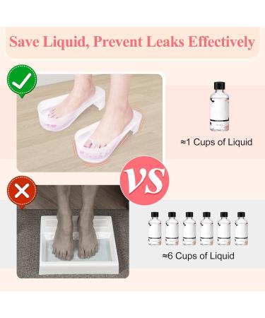 LIONVISON Acetone Nail Soaking Bowl Set - Toe Soak Off Manicure Bowl for Easy Nail Care | International Shipping Available - Buy Online on GoSupps.com