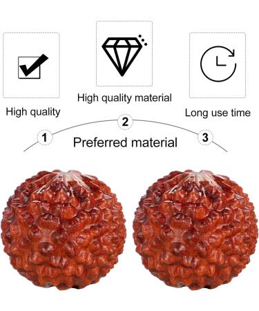 Minkissy 6-Piece Carving Craft Set | Chinese Massage Handballs & Desk Decoration | Rosewood Trigger Point Tools - Buy Online on GoSupps.com