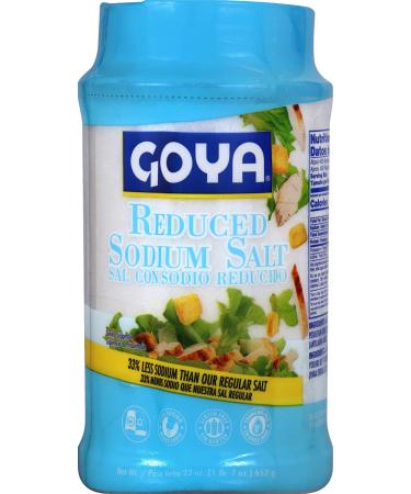 Goya Foods Reduced Sodium Salt 23 oz (Pack of 12) | Low Sodium Seasoning - Buy Online on GoSupps.com