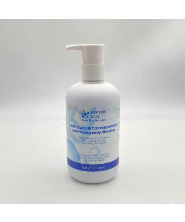 Copper Peptide & Hyaluronic Acid - Body Lotion - Anti-Aging Skin Firming & Hydrating Formula 10 Fluid Ounce - Buy Online on GoSupps.com