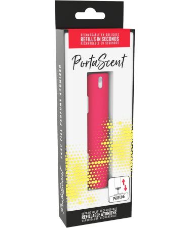 PortaScent Easy Refill Travel Perfume Atomiser Spray Bottle with Leak Proof Lock Pink - Buy Online on GoSupps.com