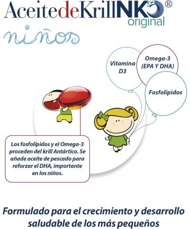 100% Natural Krill Oil for Children - 60 Capsules - Buy Online on GoSupps.com