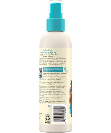 Aveeno Kids Hydrating Detangling Spray with Oat Extract - Tear-Free, Hypoallergenic Formula for Gentle Hair Detangling - 10 fl. Oz - Buy Online on GoSupps.com