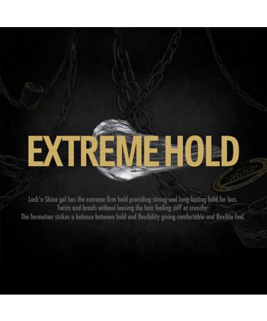 Braid Formula Lock n Shine - Extreme Firm Hold Hair Gel 16oz | Perfect for Locs Twists & Braids | High Shine Anti-Frizz Infused with Vitamin B for Stronger Hair - Buy Online on GoSupps.com