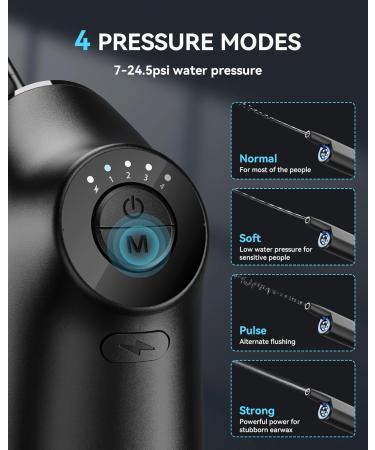 Water Powered Ear Cleaner with Camera | Electric Ear Wax Removal Tool | Safe Ear Irrigation Kit for Adults | 10 Ear Tips Included - Buy Online on GoSupps.com