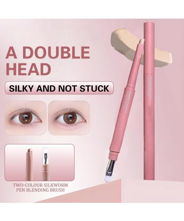 Eyebrow Pencil | Double Ended Pen - Angled Tip Applicator with Highlighter Pen for Brow Makeup Daily Work Evening Beginners - Buy Online on GoSupps.com