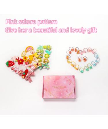Xana 30PCs Animal and Flower Hair Clips + 10PCs Creative Hair Ties Set for Girls, Women & Kids - Cute Hair Accessories - Buy Online on GoSupps.com