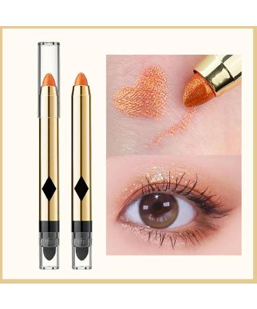 2-in-1 Pearlescent Eyeshadow Makeup Waterproof Double-Ended Eyeshadow Stick - Brightener Makeup Waterproof & Long Lasting Eye Shadow and Eyeliner Set 02# - Buy Online on GoSupps.com