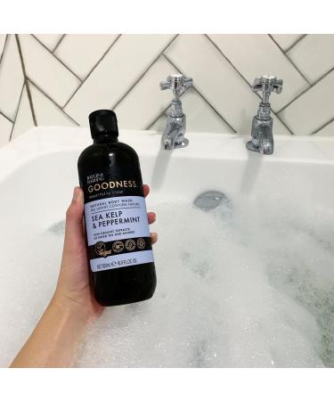 Baylis & Harding Goodness Body Wash Bundle: 3 x 500 ml Sea Kelp & Peppermint & 3 x 500 ml Oud Cedar & Amber (6 bottles) - Vegan Friendly Body Wash Bundle 3 - Buy Online on GoSupps.com