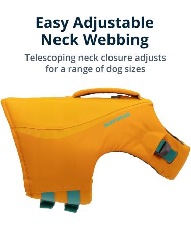 Shop Luffwear Float Coat Dog Jacket - Buoyant Vest for Safe Swimming & Water Sports | Wave Orange XS - Buy Online on GoSupps.com