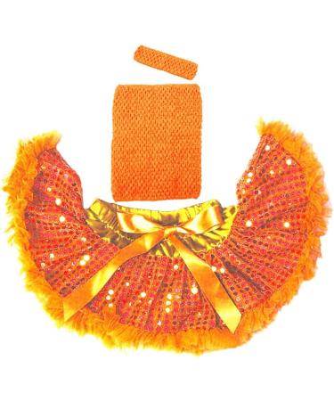 4pcs Crochet Tube Top Tutu Dress Baby Girls Skirt Pettiskirt - Orange - 1.5 x 6 inches - Buy Online on GoSupps.com