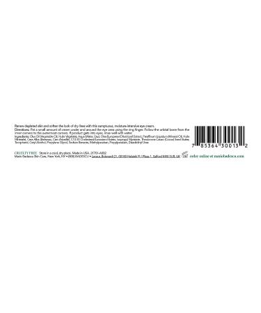 Mario Badescu Olive Eye Cream for Dry & Sensitive Skin | Nourishing Under Eye Treatment with Olive Leaf Extract & Cocoa Butter | 0.5 oz - Buy Online on GoSupps.com