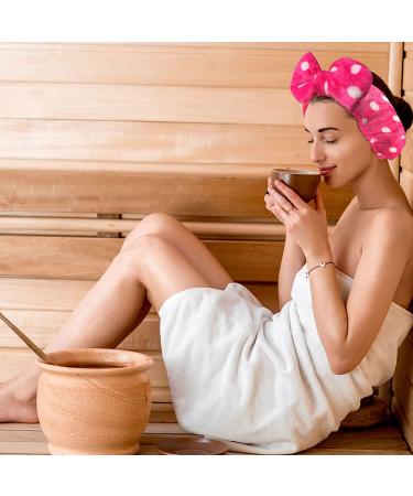 Hairizone Cosmetics Big Bowknot Headbands for Washing Face & Spa - Soft Pink Hair Bands for Women & Girls - Buy Online on GoSupps.com