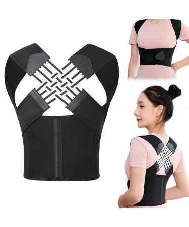 Instant Posture Corrector Adjustable Back Straightener Belt Correct Shoulder Back Posture Brace for Office Gym Home Thin Back Assistant Tool for Women and Men -L