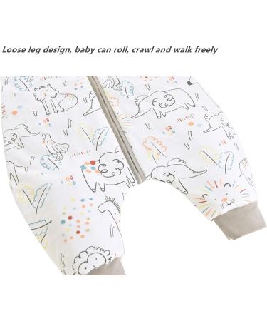 Chilsuessy Toddler Sleeping Bag with Feet | CPC Certified 2.5 Tog Baby Sleep Sack | Happy Zoo Design | 70cm/6-18 Months - Buy Online on GoSupps.com