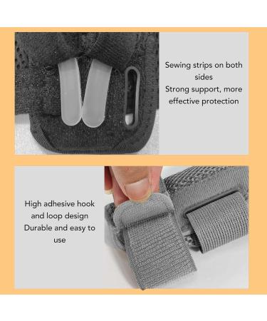 Carpal Tunnel Wrist Brace & Thumb Stabilizer - Adjustable Arm Support for Arthritis - Right/Left Hand (Grey - Buy Online on GoSupps.com