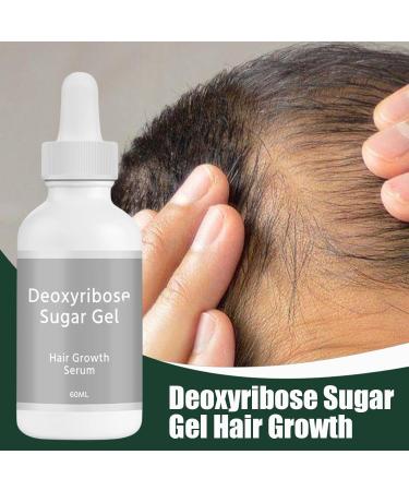 Esncddym Deoxyribose Sugar Gel Hair Ribose Sugar Growth Oil Mild Thickening Oil for Scalp Strengthening - Buy Online on GoSupps.com
