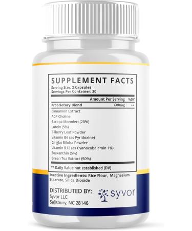 Brain Defender Supplement Pills Official Brain Defender Advanced Formula Nootropic Capsules All Natural Health and Wellness Support Formula Maximum Strength Ingredients Braindefender (60 Capsules) - Buy Online on GoSupps.com