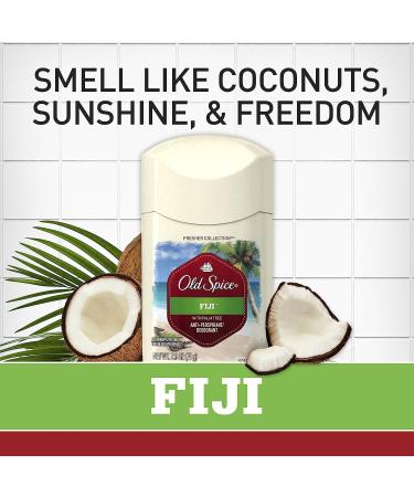 Old Spice Fresher Collection Men's Anti-Perspirant and Deodorant Fiji Scent - 3.4 Oz (Pack of 2) 3.4 Ounce (Pack of 2) Fiji - Buy Online on GoSupps.com