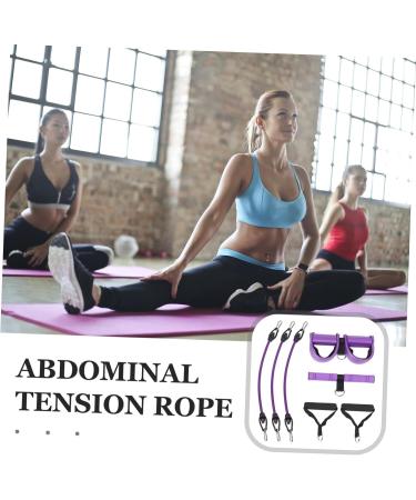 Buy BESPORTBLE Pedal Tensioner Elastic Bands for Foot Exercise - Resistance Training Equipment for Sit-Ups & Abdomen Workouts - International Shipping Available - TPE Purple - Buy Online on GoSupps.com