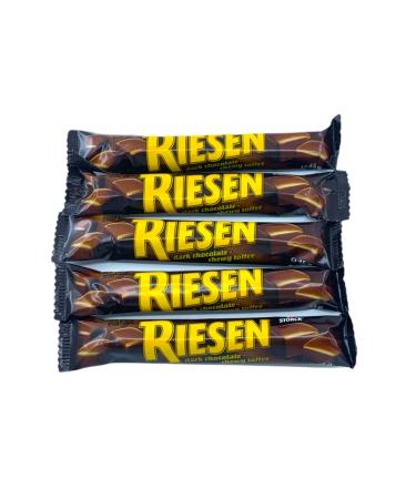 Riesen Riesen Dark Chocolate Chewy Caramel 5 Bars