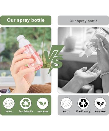 Small Spray Bottle Travel Spray Bottle 2 Pack Fine Mist Spray Bottle for Essential Oils Refillable Travel Containers Plastic Hair Spray Bottle Sprayer for Perfume Skincare Makeup Lotion (2oz 60ml) - Buy Online on GoSupps.com