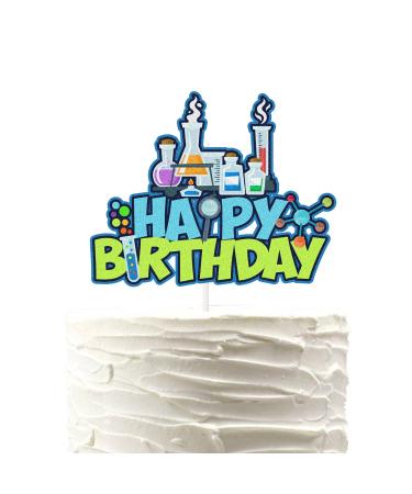 Chemistry Science cake topper