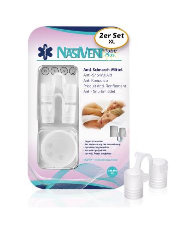 Nasivent Premium Anti Schnarch Medium - Nasal Dailator - To improve nasal breathing - simple use - with storage socket (XL)