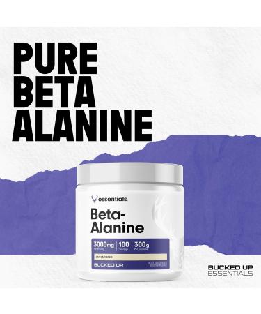 Bucked Up Beta Alanine 300mg Powder - Non-GMO Gluten-Free Unflavored - 100 Servings - International Shipping Available - Buy Online on GoSupps.com