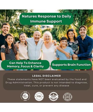 N' MORE Six Active Mushroom Defense Dietary Supplement Supports Immune Health 60 Veggie Capsules 750 mg - Buy Online on GoSupps.com