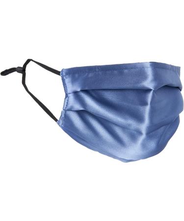 HABAC STUDIO Pack of 5 Satin Silk Face Masks Reusable Cover Bandana Balaclavas Face Masks Washable UK Black Face Mask with Nose Wire Pleated Face Mask for Women Men Adjustable. Blues - Buy Online on GoSupps.com