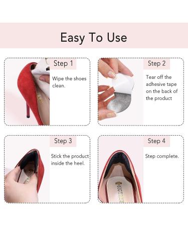 OKGL Shoe Help Grips - Heel Inserts for Women and Men - Prevent Heel Slip and Blister - Improved Shoe Fit and Comfort - 6mm - Black Yellow (2 Pairs) - Buy Online on GoSupps.com