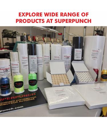 Invisible No-Show Mesh Stabilizer 1.5 oz Cutaway Stabilizer 12x10yd Roll - SuperStable Lightweight Cut Away Backing for Machine Embroidery - Made in USA (White) - Buy Online on GoSupps.com