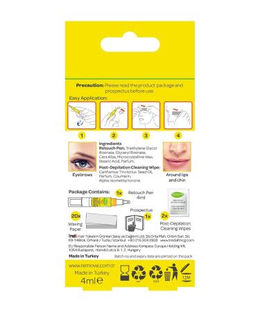 Retouch Pen - Eyebrow & Face Wax with Beeswax | International Shipping Available - Buy Online on GoSupps.com