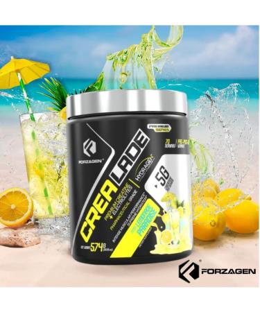 Forzagen CREALADE 70 Servings Premium Creatine with Electrolytes Lemonade Paradise Pre-Post- Intra Workout Recovery Drink - Buy Online on GoSupps.com