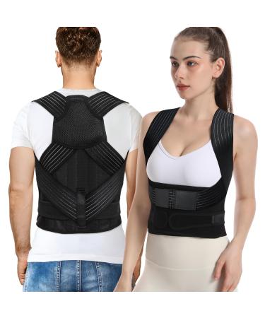 Back Brace Posture Corrector for Women and Men Adjustable and Lightweight Hunchback Corrector Sciatica Pain Relief Scoliosis Back Brace Posture Trainer Provides Support and Shape (Medium)