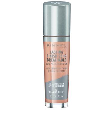 Rimmel Lasting Finish Breathable Foundation  Classic Beige  1 Fluid Ounce