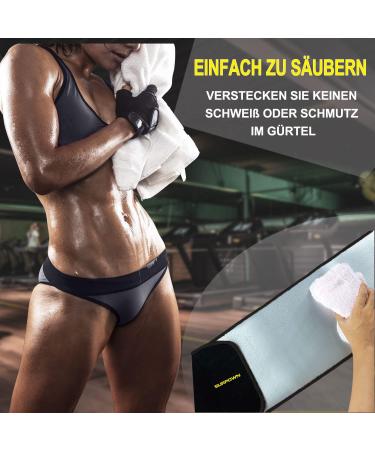 Waist Coach for Men & Women - Neoprene Weight Loss Belt Easy to Clean Belly Sweat Trimmer with Phone Holder - Fat Burning Fitness Accessory - Buy Online on GoSupps.com