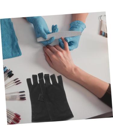 POPETPOP UV Fingerless Gloves 8 Pairs Nail Gloves Nail Art Supplies Fingerless Uv Gloves Manicure Uv Nail Glove Protector Manicure Gloves Nail Art Hand Cover Accessories Anti-uv Polyester - Buy Online on GoSupps.com