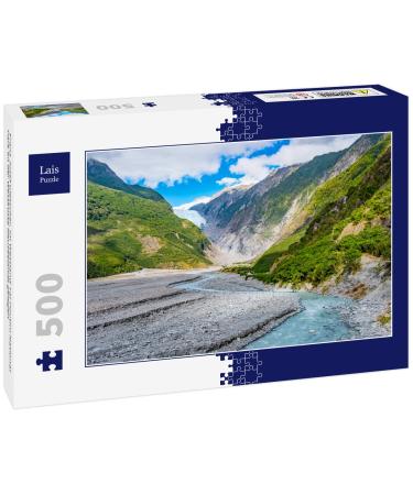 Lais Puzzle Franz Josef Glacier located in the Westland Tai Poutini National Park on the West Coast of New Zealand 500 pieces