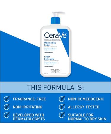 CeraVe Daily Moisturizing Lotion | Body + Face + Hand Cream and PM Facial Moisturizing Lotion (Ultra Lightweight Night) Regular Lotion + Lotion - Buy Online on GoSupps.com