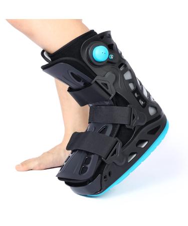 Inflatable Walker Boot  Air Cam Walker Fracture Boot  Short Walker Brace Walking Boot Orthopaedic Boot for Sprained Ankle  Foot Pain Recovery  Stress Fracture  Broken Foot  Achilles Tendonitis (Medium)