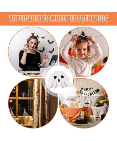 Hair Catch Clamps - Halloween Ghost Hair Barrettes for Women | Creative Hair Accessories Hair Claw Clips for Halloween Party Beach Travel White Ghost - Buy Online on GoSupps.com