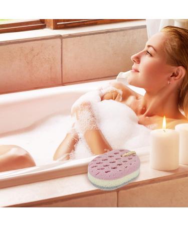5-Piece Exfoliating Shower Sponge Set | Natural Fiber Bath Sponge for Women, Men, Kids | Gentle & Soothing | Random Color | Oval Shape - Buy Online on GoSupps.com