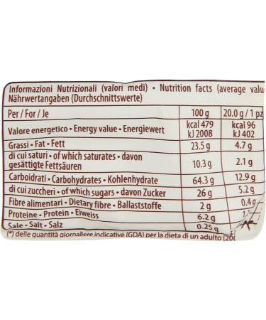 Matilde Vicenzi Ciambelle con Gocce di Cioccolato Pack of 6 Donuts with Chocolate Chips 200 g - Buy Online on GoSupps.com