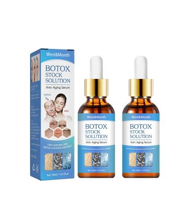 2Pcs Botox Stock Solution Facial Serum  Simplicityt Botox Stock Solution Anti-aging Serum