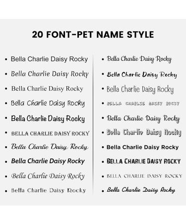 Personalized Gisurey Dog Tag - Engraved Durable & Noiseless Design for Your Furry Friend | International Shipping - Buy Online on GoSupps.com