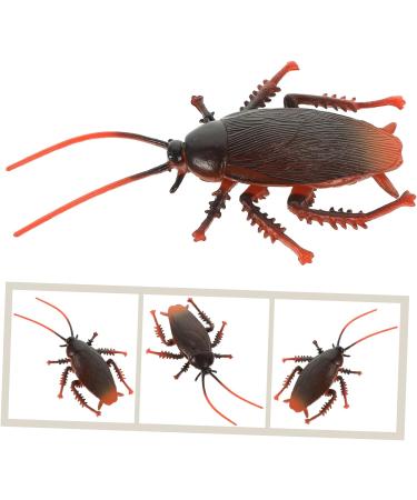 BESTonZON cockroach bug insect Realistic Roaches Toys Toy game props artificial Fake Cockroach halloween prank toys halloween fake Model child Vivid Cockroach solid props Gift tool - Buy Online on GoSupps.com