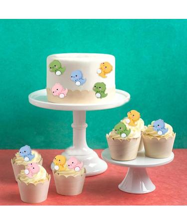 Keaziu 20 Pack Dinosaur Cupcake Toppers Baby Shower Cute Dinosaur Theme Baby Boy Dinosaur Birthday Party Cake Decorations Supplies - Buy Online on GoSupps.com