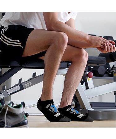 Warning: I'm A Diabetic - Comfortable Cotton Socks for Men | Hidden Diabetic Socks - Buy Online on GoSupps.com